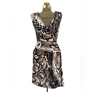 Lauren Ralph Lauren Snake Print Mini Dress
